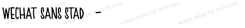 wechat sans stad’字体转换